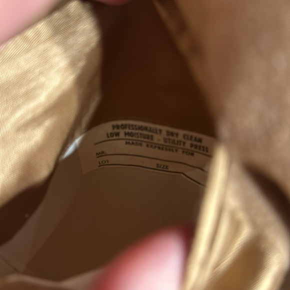 Stanley Blacker Wool Blend* Overcoat in Camel Size 36 - Picture 6 of 8